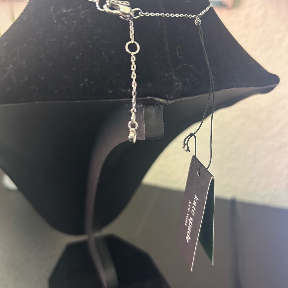Kate Spade Silver Teardrop Necklace and Earring Set - Picture 4 of 4
